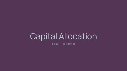 Capital Allocation