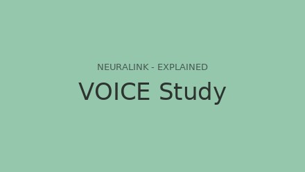 VOICE Study
