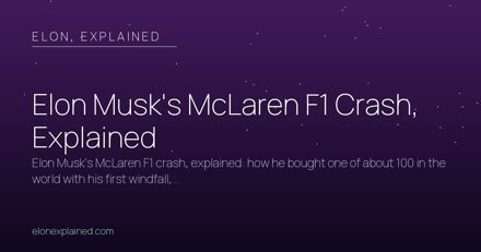 The Uninsured McLaren Crash