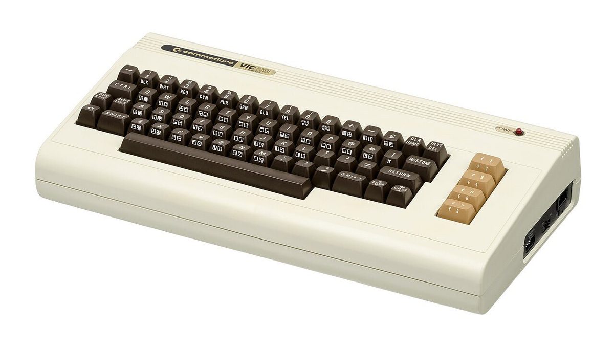 Commodore VIC-20 home computer from the early 1980s