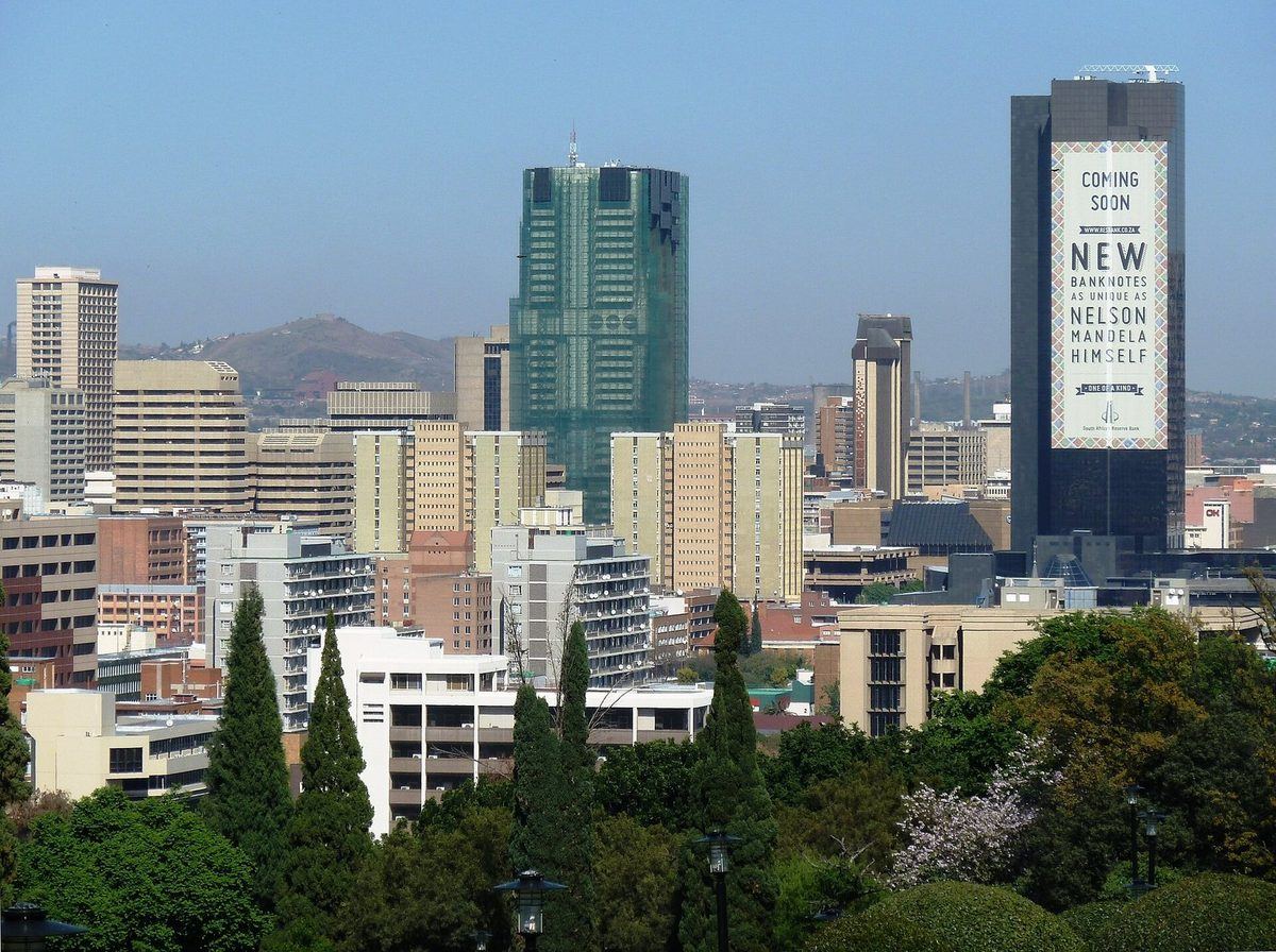 Pretoria cityscape seen from the Union Buildings