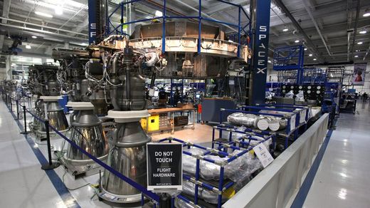 Merlin engines in the Hawthorne factory